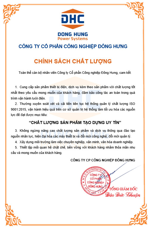 Chính sách chất lượng
