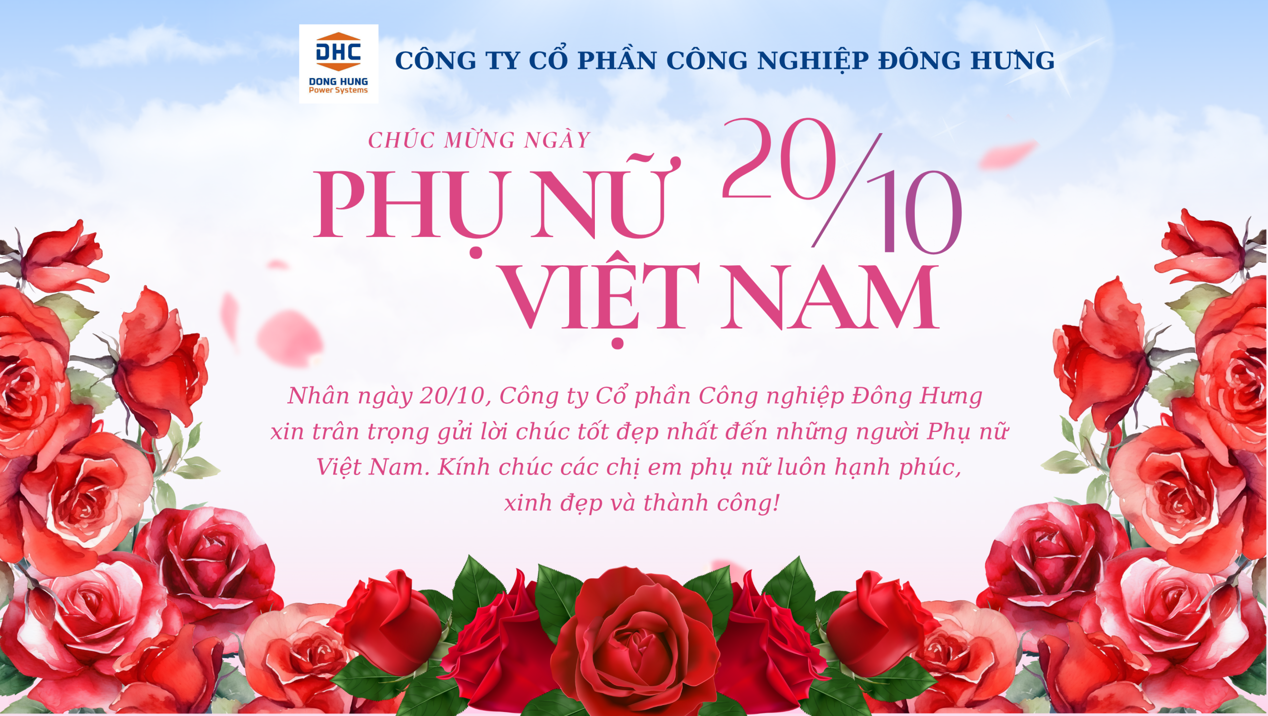 DHC – Chúc mừng ngày Phụ nữ Việt Nam 20.10